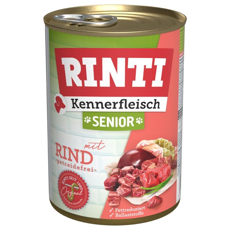 Rıntı Tahılsız Dana Etli Yaşlı Köpek Konservesi 400 Gr