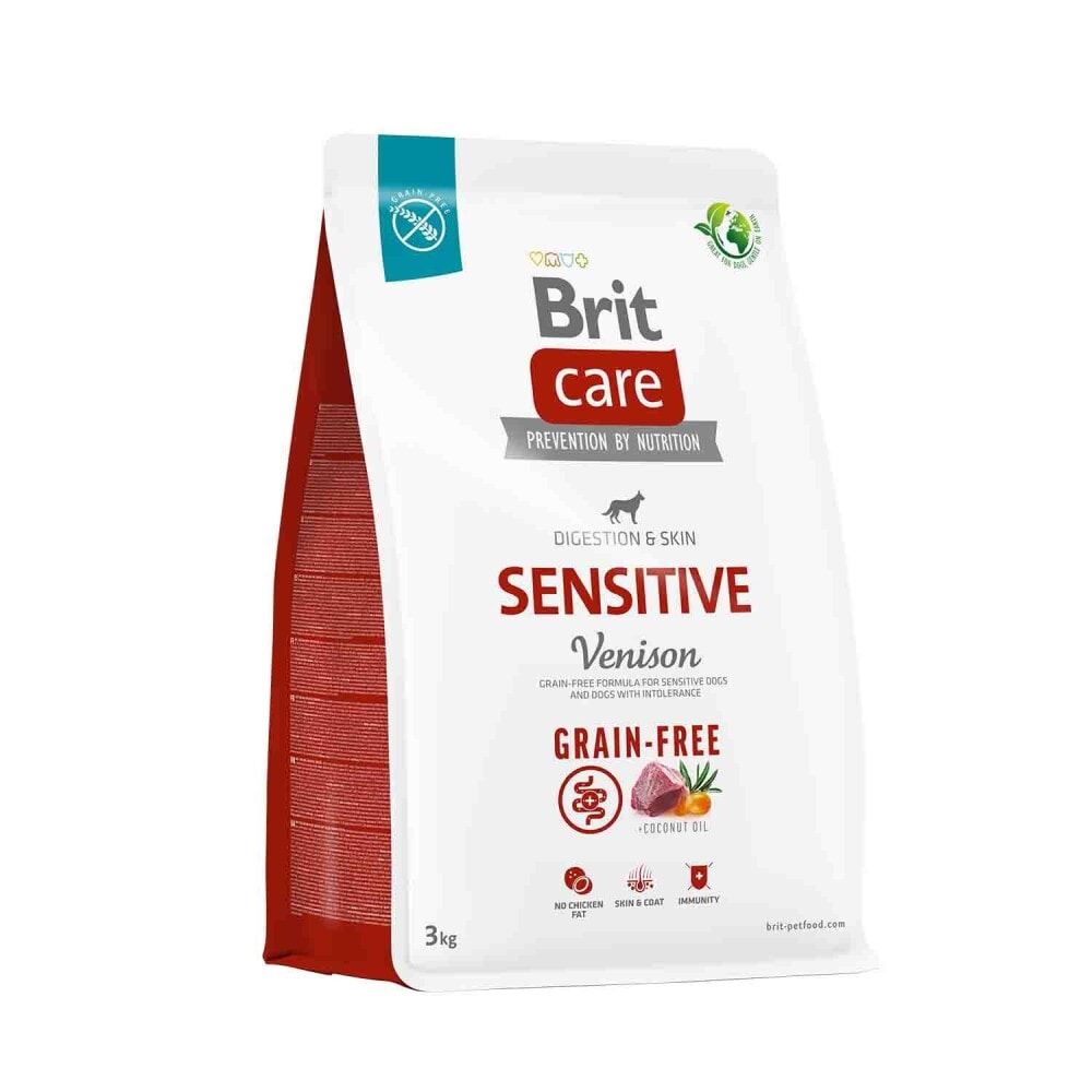 Brit Care Sensitive Geyikli ve Patatesli Tahılsız Köpek Maması 3 kg
