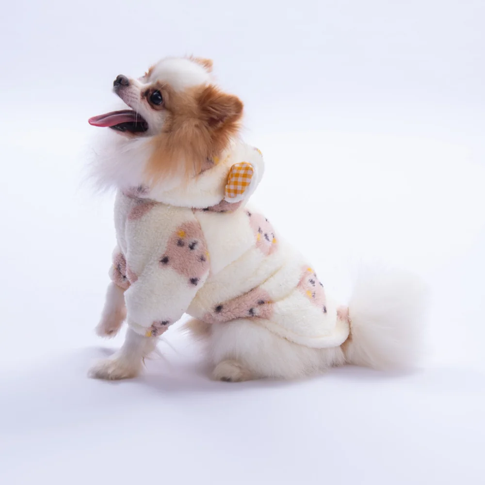 PawStar 25726 Kahverengi Sapporo Bear Hoodie