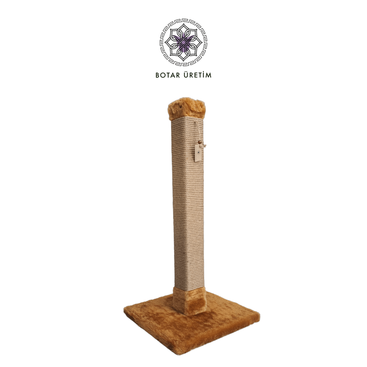 BOTAR ÜRETİM 80 cm Kare Tırmalama Tahtası – Camel
