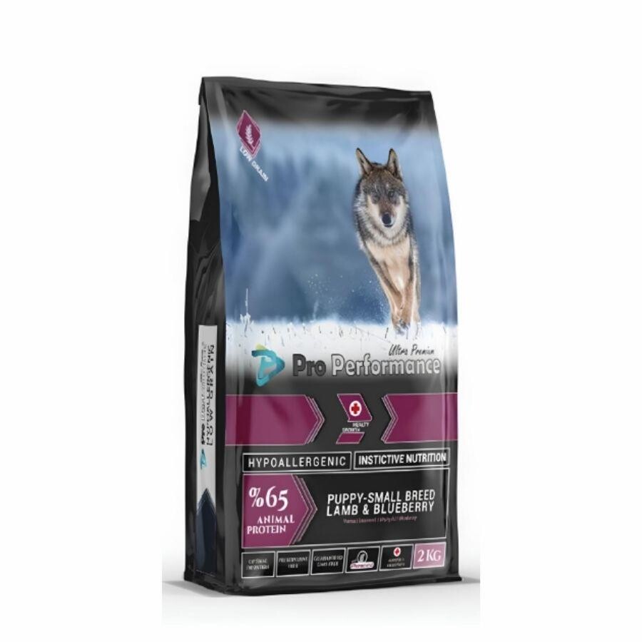 Pro Performance Ultra Premium Kuzulu ve Yaban Mersinli Küçük Irk Yavru Köpek Maması 12 Kg