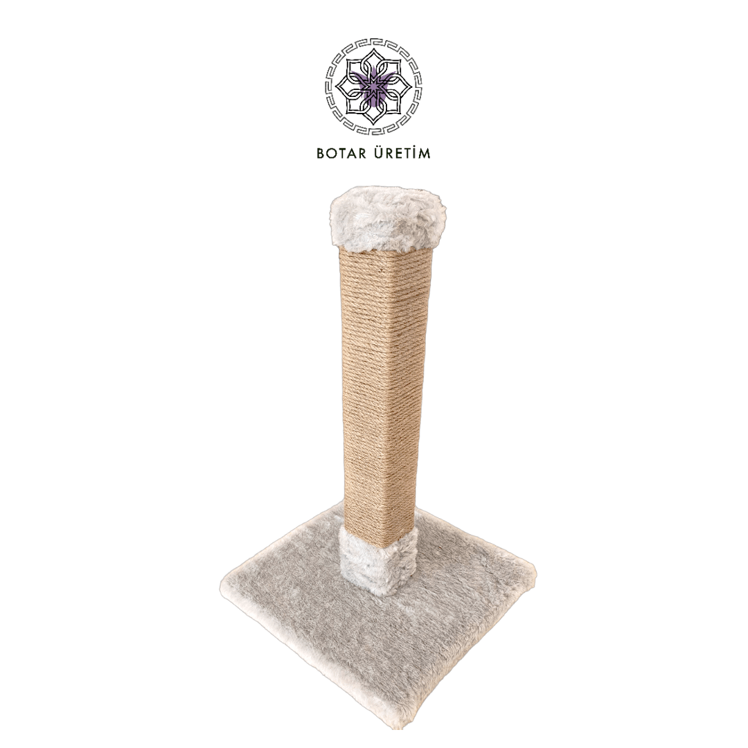 BOTAR ÜRETİM 60 cm Kare Tırmalama Tahtası – Gri