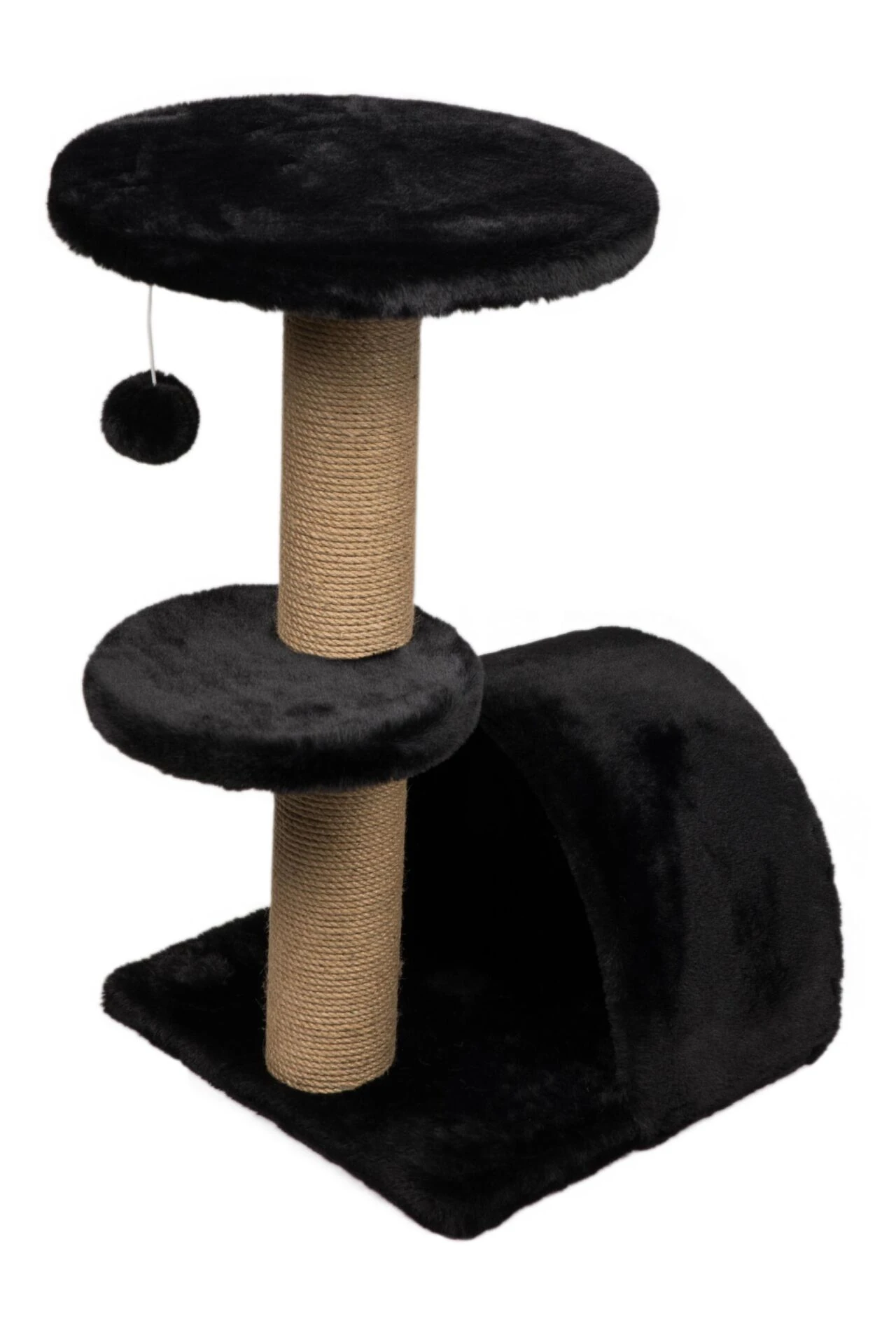 Dubex 53x39x67 cm Kedi Oyun ve Tırmalama Platformu Siyah