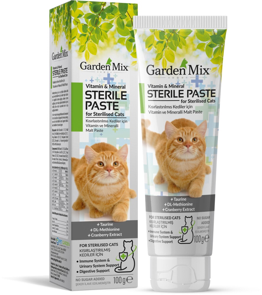 Garden Mix Kedi Steril Multivitamin Macun 100 gr