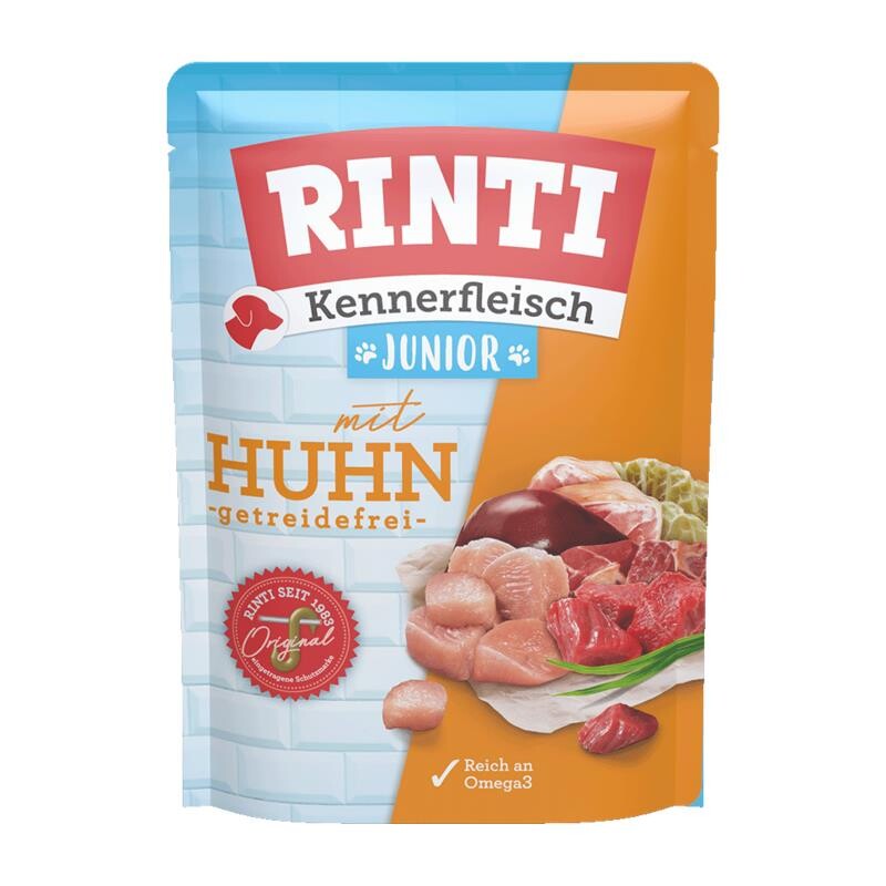 Rıntı Tavuklu Pouch Yavru Köpek Maması 400 gr
