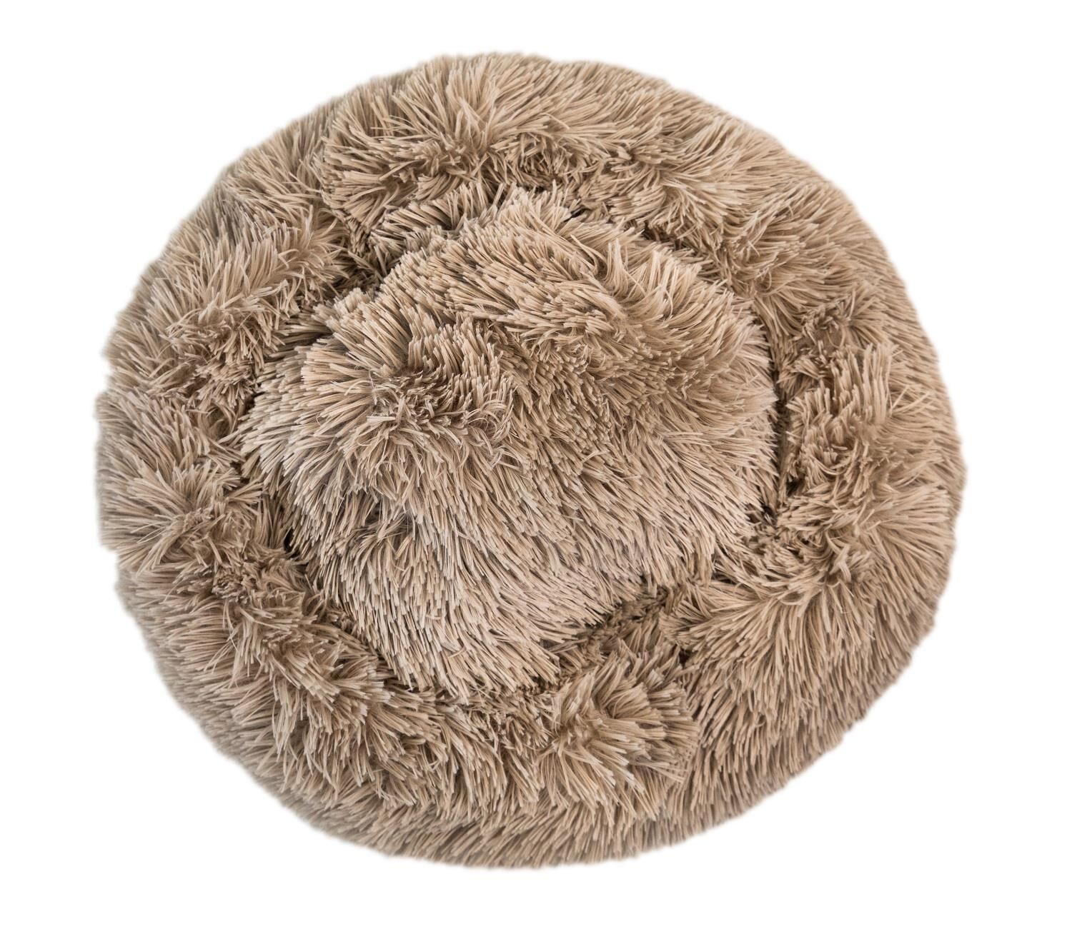 Dubex Ponchik Serisi Kedi Köpek Yatağı Kahverengi