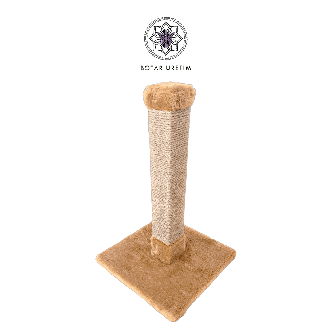 BOTAR ÜRETİM 60 cm Kare Tırmalama Tahtası – Camel