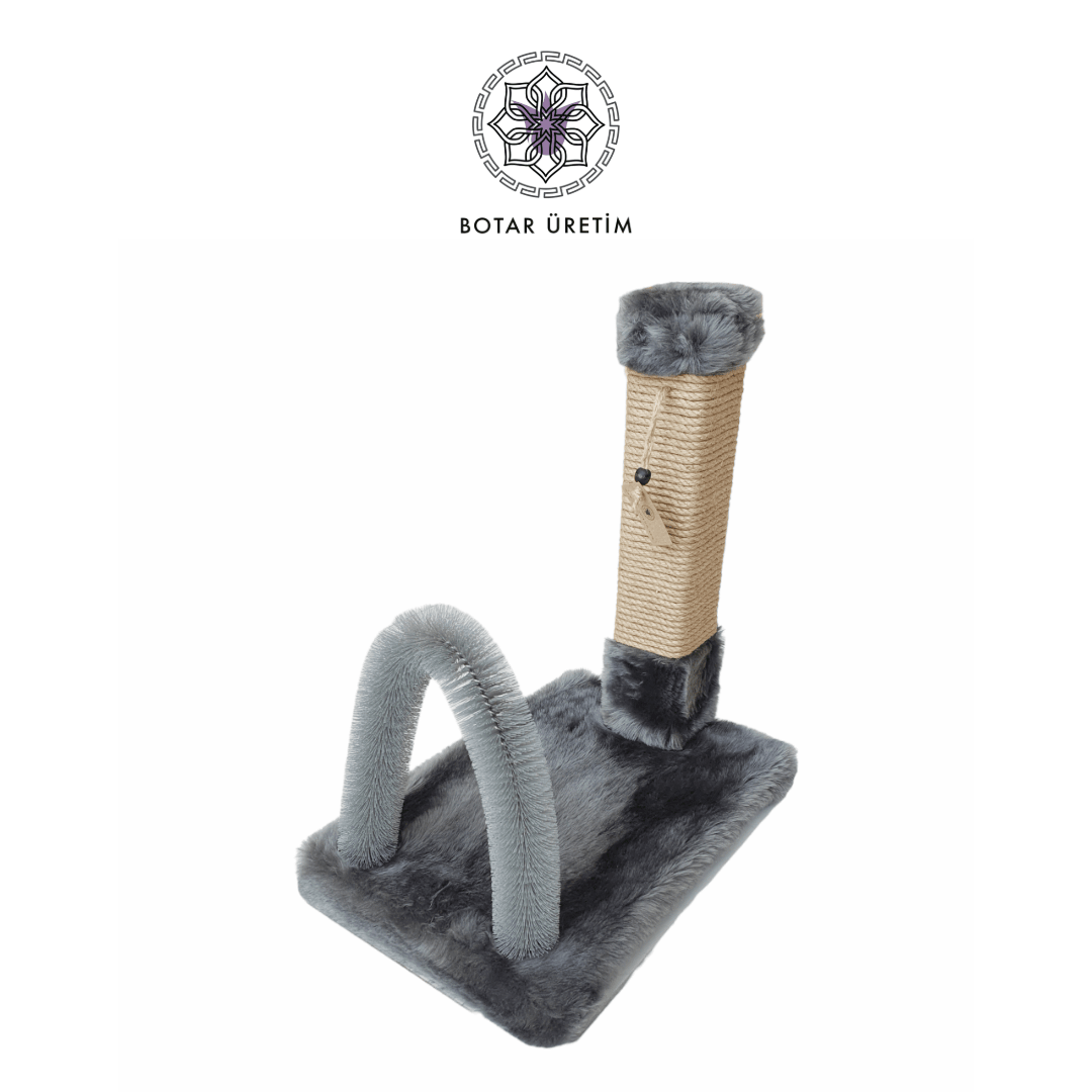 BOTAR ÜRETİM Laçin Fırçalı Tırmalama Tahtası – Antrasit