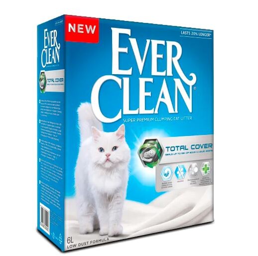 Ever Clean Total Cover İnce Taneli Topaklaşan Kedi Kumu 6 lt