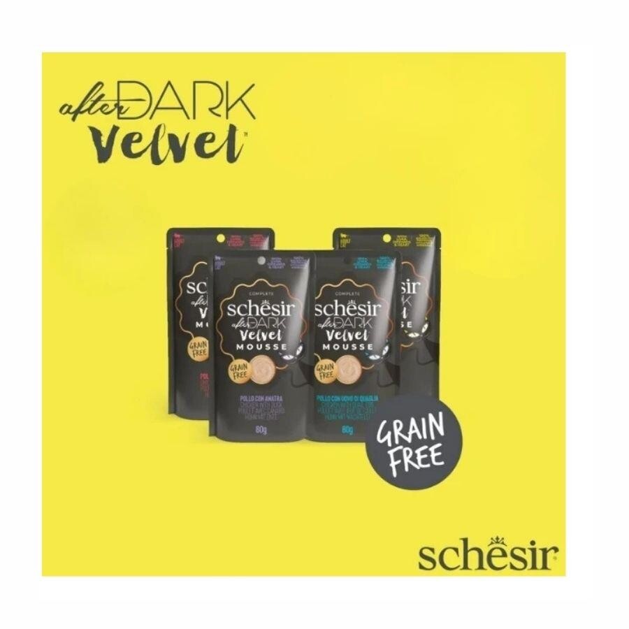 Schesir After Dark Mousse Pouch Et Suyunda Karışık Lezzzetler Yetişkin Kedi Konservesi Paketi 80 Gr x 12 Adet