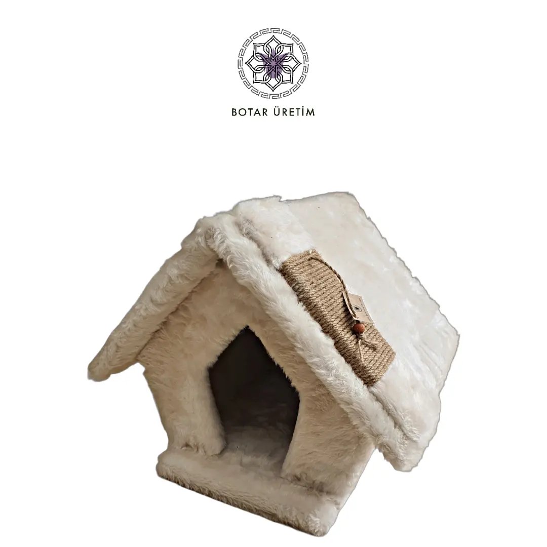 BOTAR ÜRETİM Vega Kedi Evi – Krem