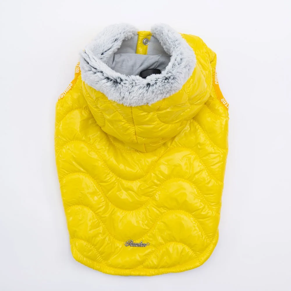 PawStar Sarı Light Wave Yelek Küçük ve Orta Irk Yağmurluk