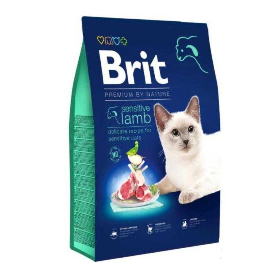 Brit Premium Hypo-Allergenic Sensitive Kuzu Etli Yetişkin Kedi Maması 8 kg
