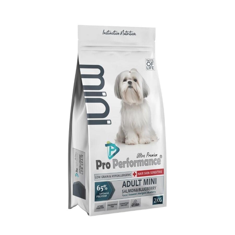 Pro Performance Mini Irk Somonlu ve Yaban Mersinli Yetişkin Köpek Maması 2 Kg