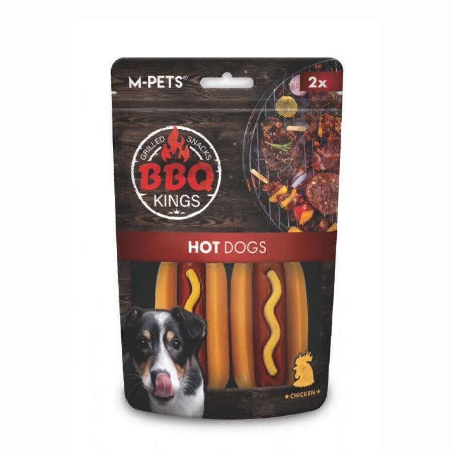 M-Pets BBQ Kings Hot Dogs Tavuklu Köpek Ödül Maması 135 Gr