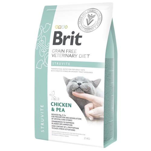 Brit Veterinary Diet Struvite İdrar Yolu Sağlığı Destekleyici Tahılsız Kedi Maması 2 kg