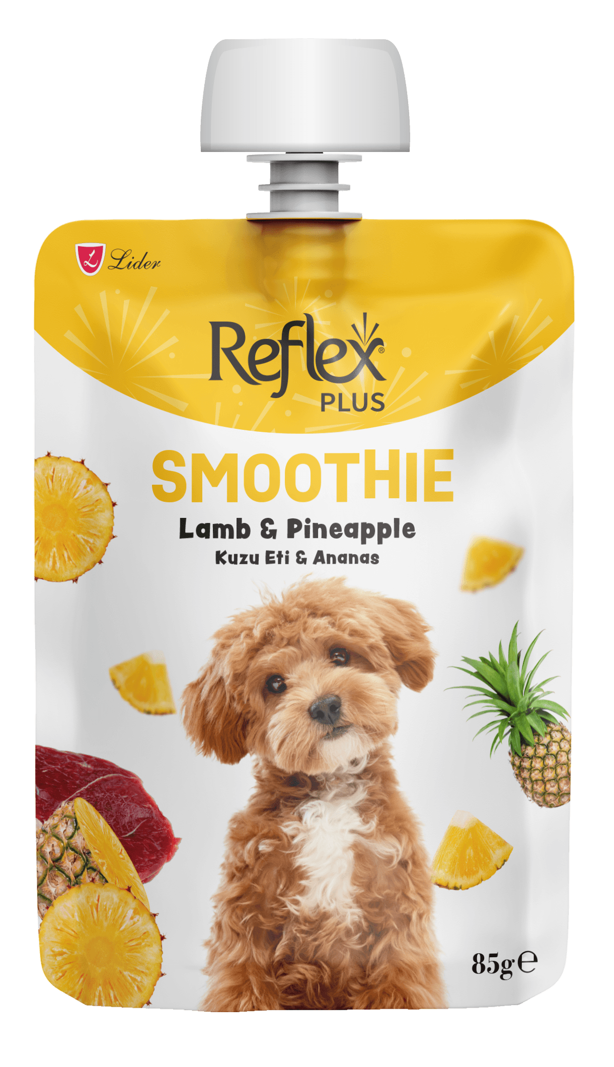 Smoothie / Kuzu Etli ve Ananaslı Yetişkin Köpek Sıvı Ödül Maması