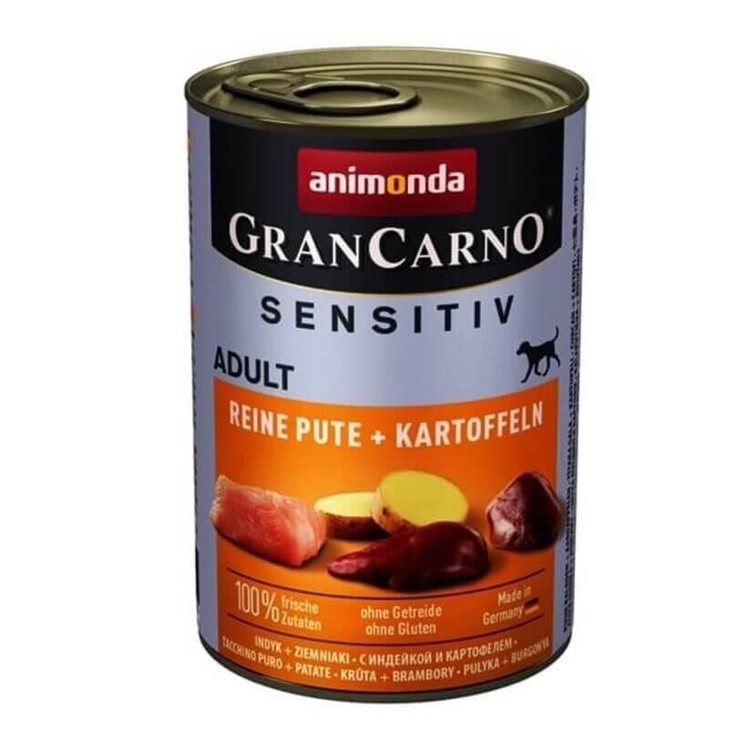 Animonda Gran Carno Sensitiv Hindili Patatesli Köpek Konservesi 400 gr