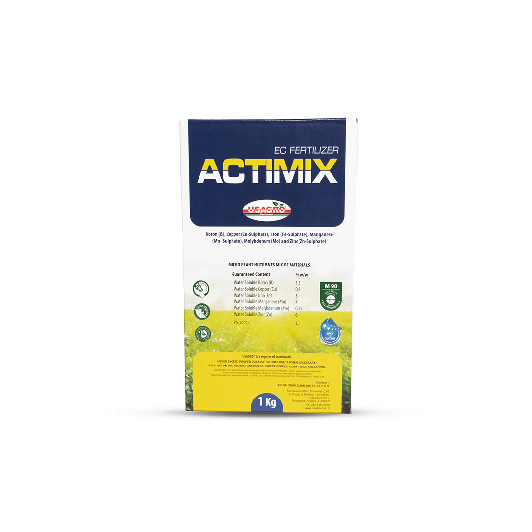 Actimix Usagro Bor Demir Çinko Molibden Bakır İçeren Mikro Element Gübre 1 Kg Toz