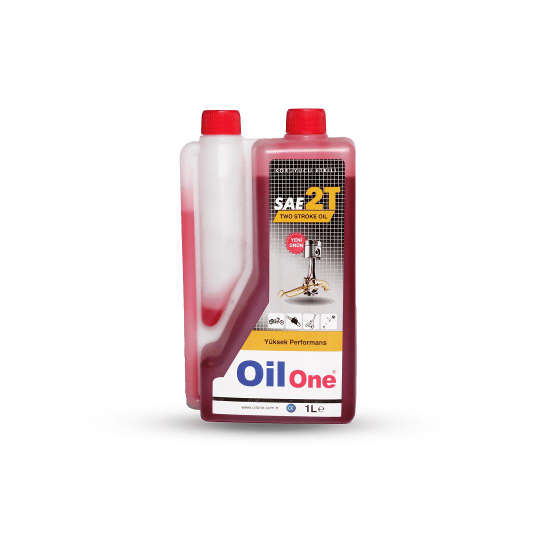 Oilone 2 Zamanlı Motorlar İçin 1 L Motor Yağı Kırmızı