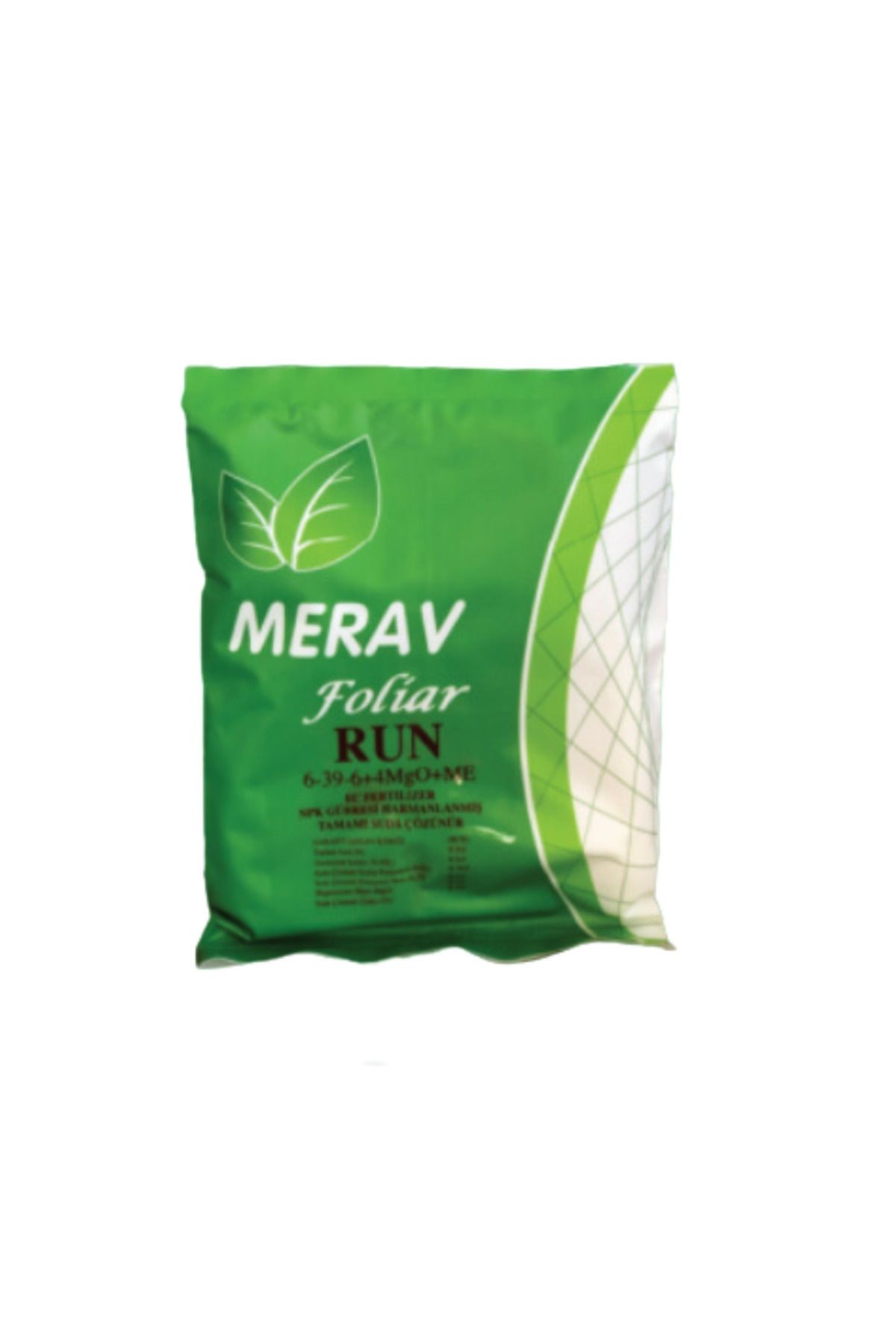 Merav Foliar 6-39-6 + 4(MgO)+ 3 Zn + ME 1 Kg Toz Bitki Coşturan Yaprak Gübresi Hollanda Üretimi