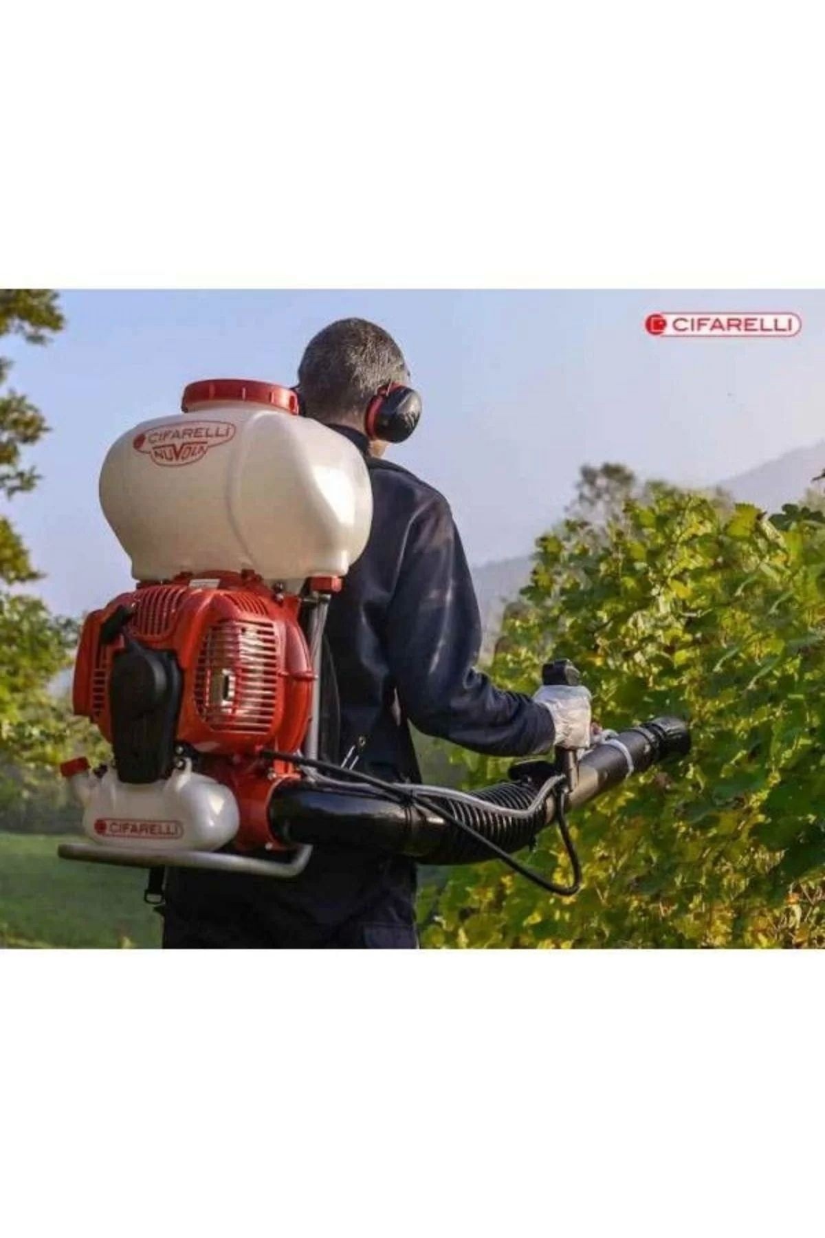 Cifarelli M1200 Benzinli Motorlu Sırt İlaçlama Atomizör 5.0 Hp