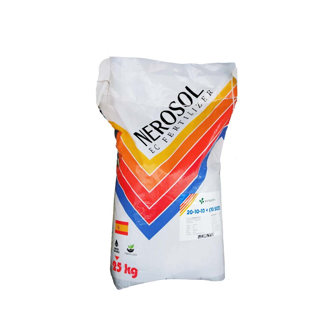 Nerosol 20-10-10+(10 SO3) Yüksek Azotlu Kükürtlü NPK Kompoze Gübre - 25 kg