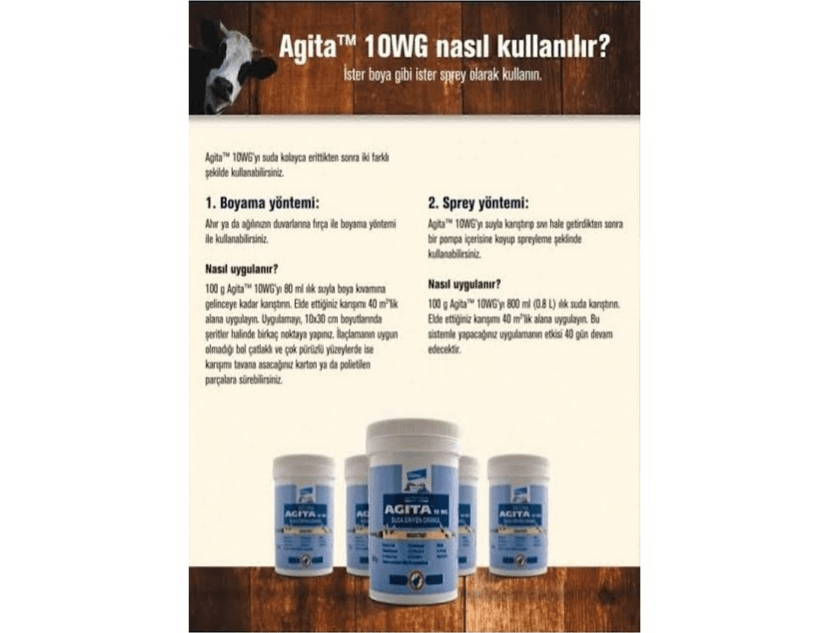 Agita 10 Wg Karasinek İlacı 100 gr, Karasineklerden Kurtulun