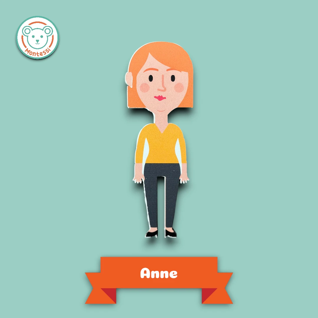 Ahşap Aile Kukla Seti (8 Kukla)