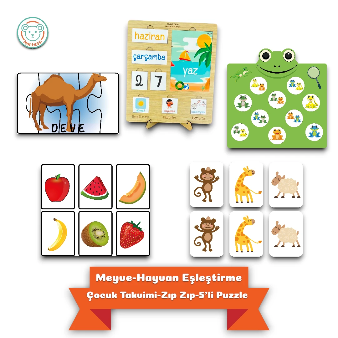 Montessi Eğitim Seti 1 (25 Oyuncak)