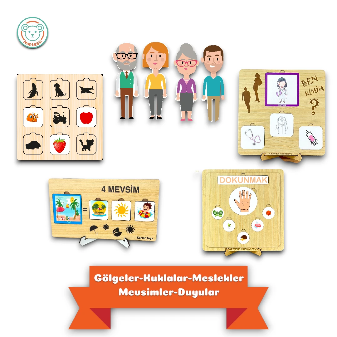 Montessi Eğitim Seti 1 (25 Oyuncak)