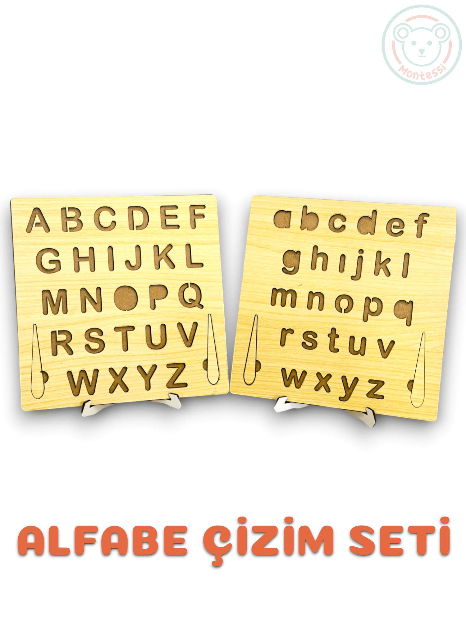Montessi Alfabe Çizim Seti 