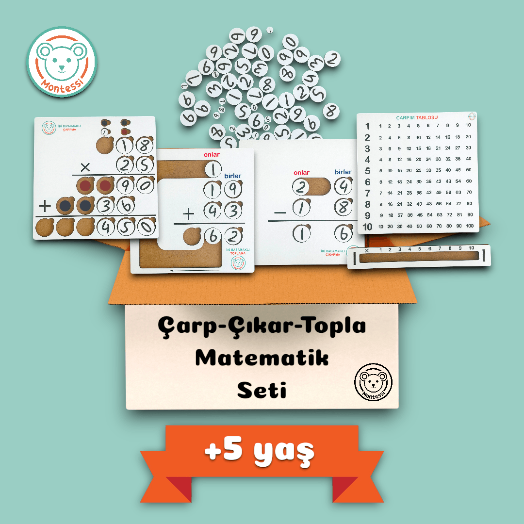 Çarp-Çıkar-Topla Matematik Seti 