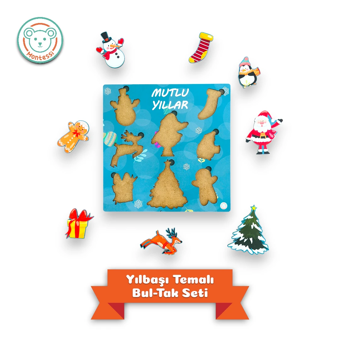 Yılbaşı Temalı Eğitici Oyuncak Kolisi (3 Oyuncak)