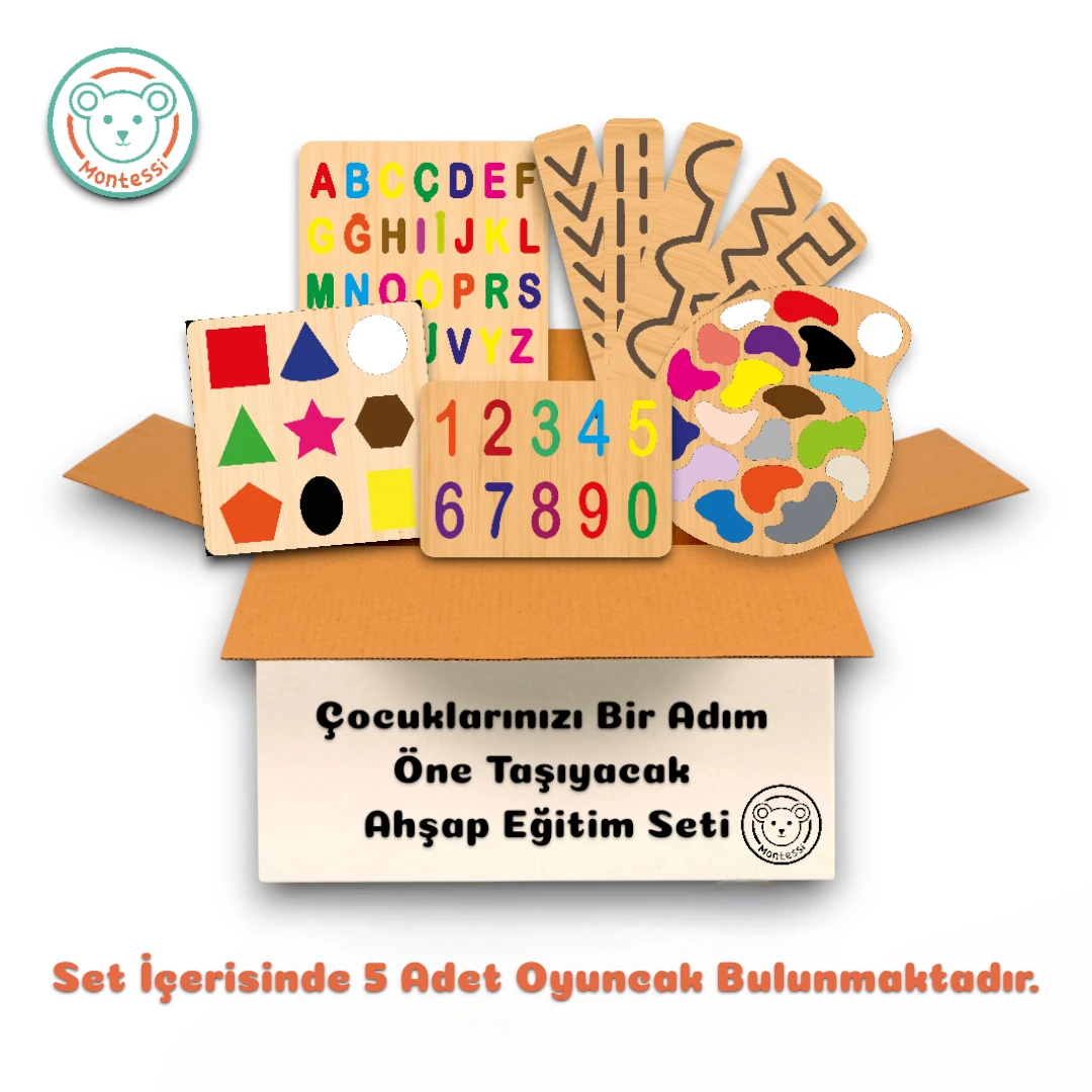 Çocuklarınızı Bir Adım Öne Taşıyacak Oyuncak Seti (5 Oyuncak)