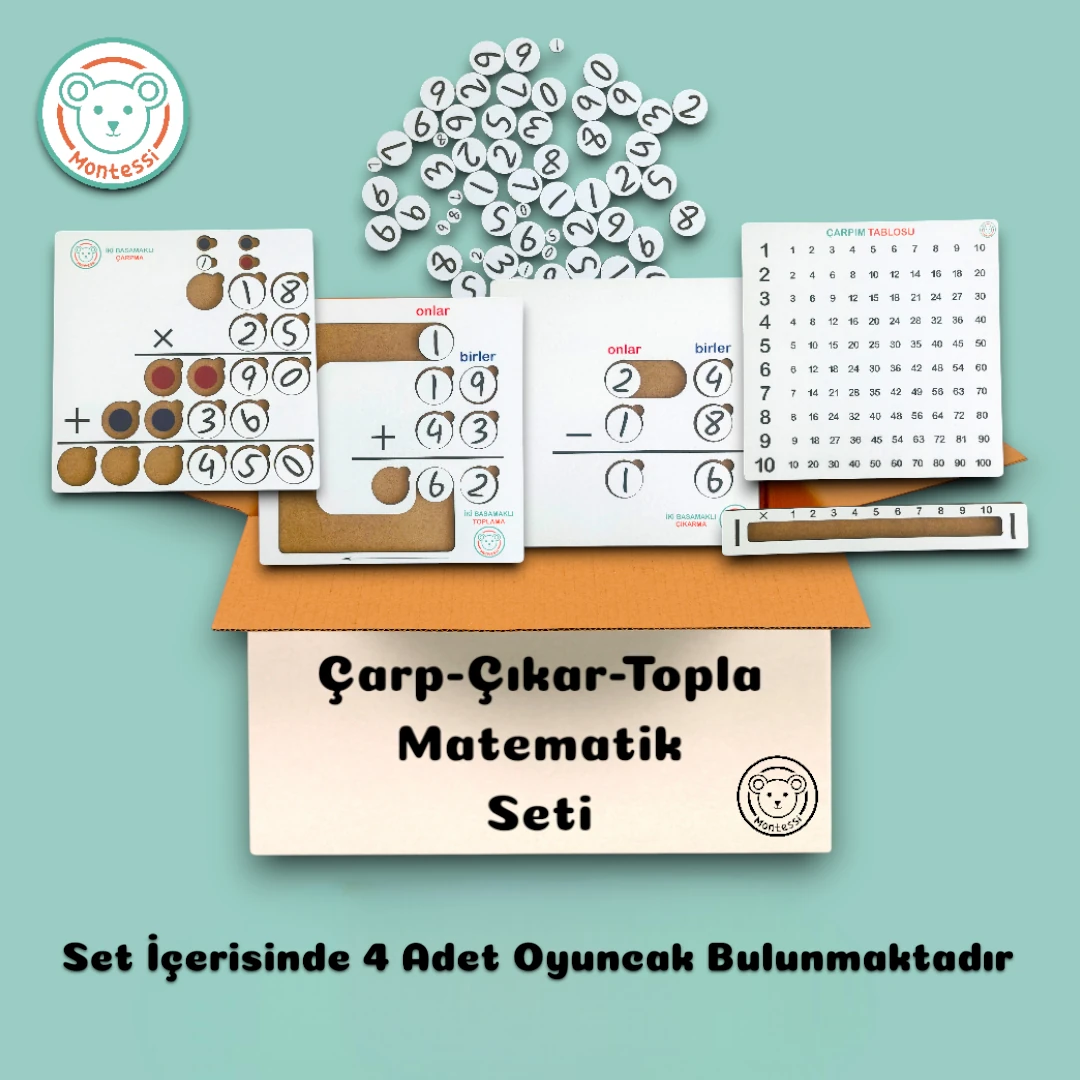 Çarp-Çıkar-Topla Matematik Seti 