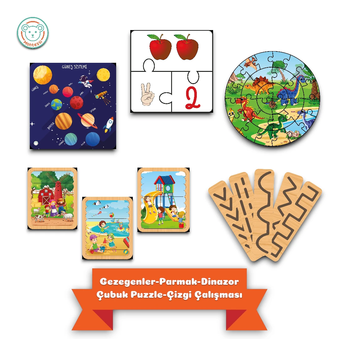 Montessi Eğitim Seti 1 (25 Oyuncak)