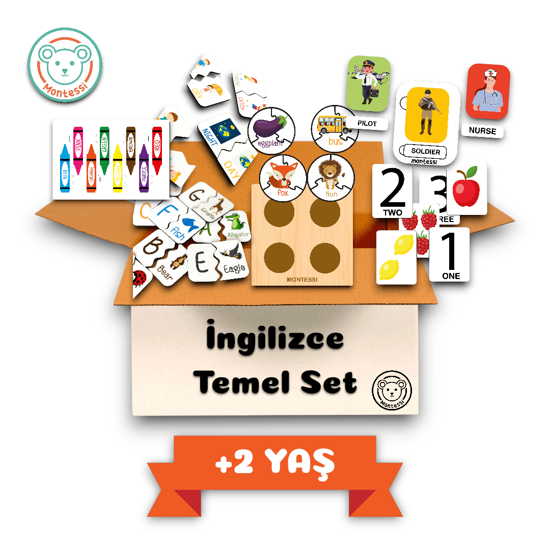 İngilizce Temel Eğitim Seti (6 Oyuncak)