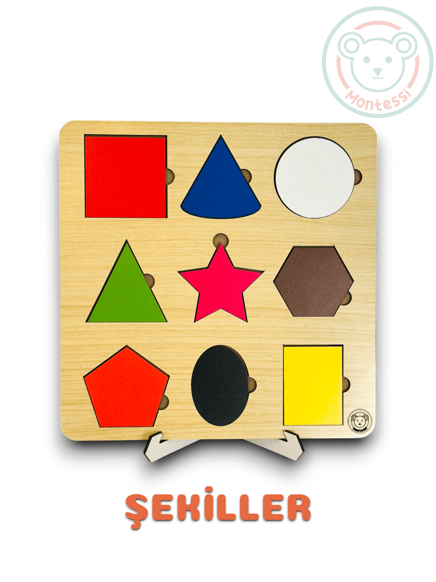 Montessi Şekiller Puzzle