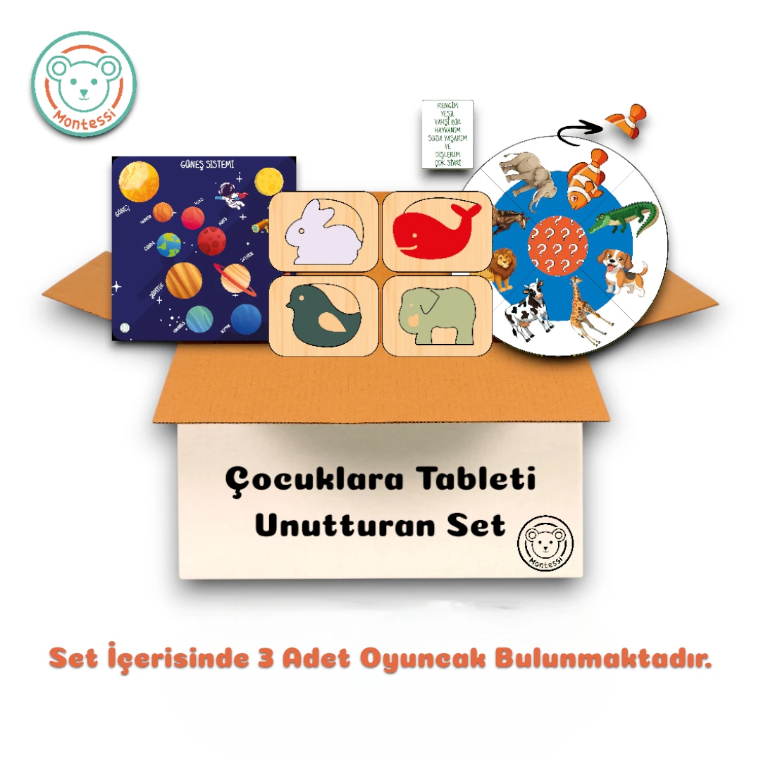 Çocuklara Tableti Unutturan Set (3 Oyuncak)