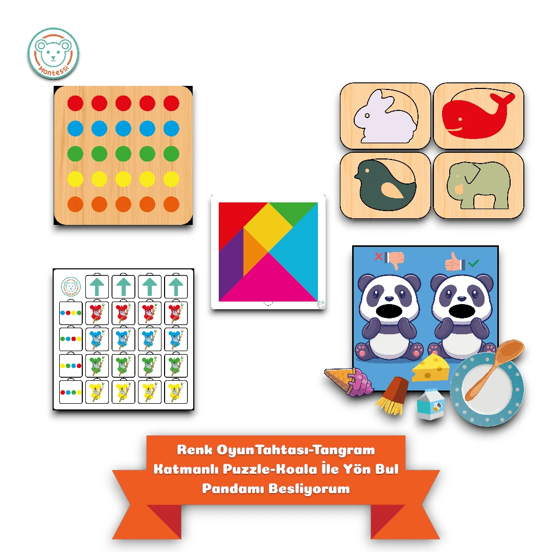 Montessi Eğitim Seti 1 (25 Oyuncak)