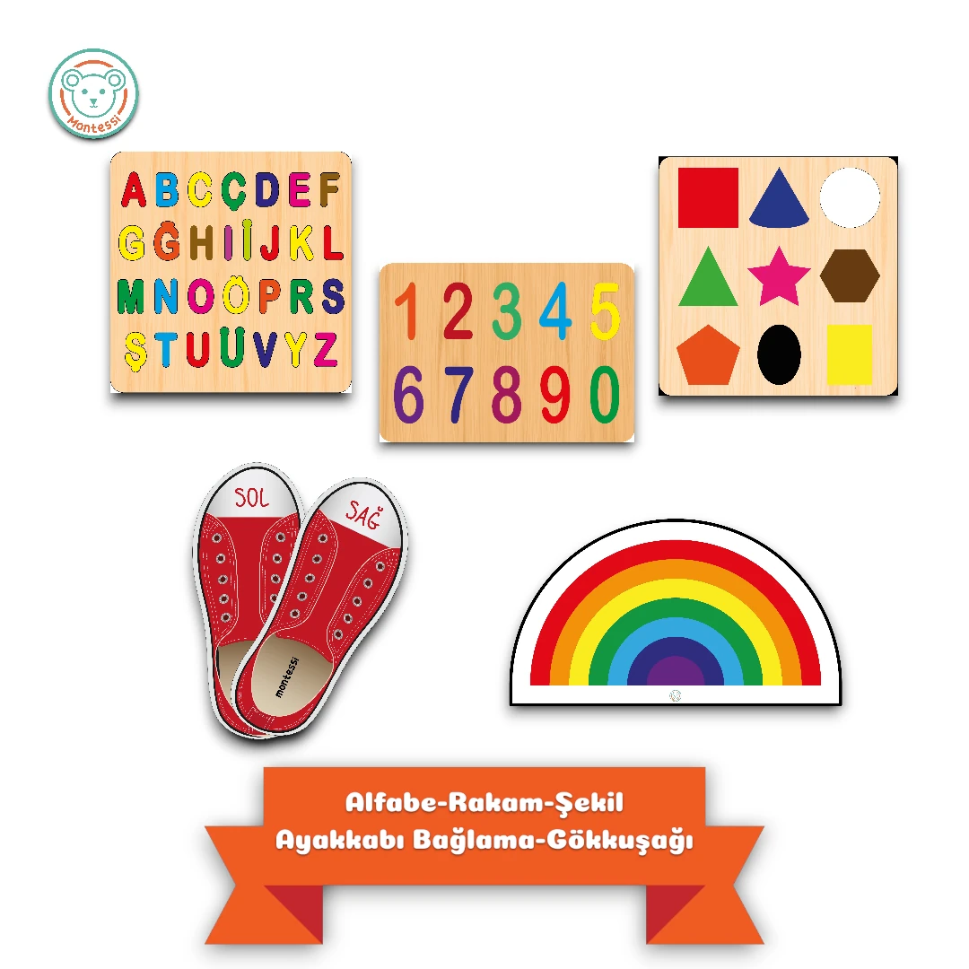 Montessi Eğitim Seti 1 (25 Oyuncak)
