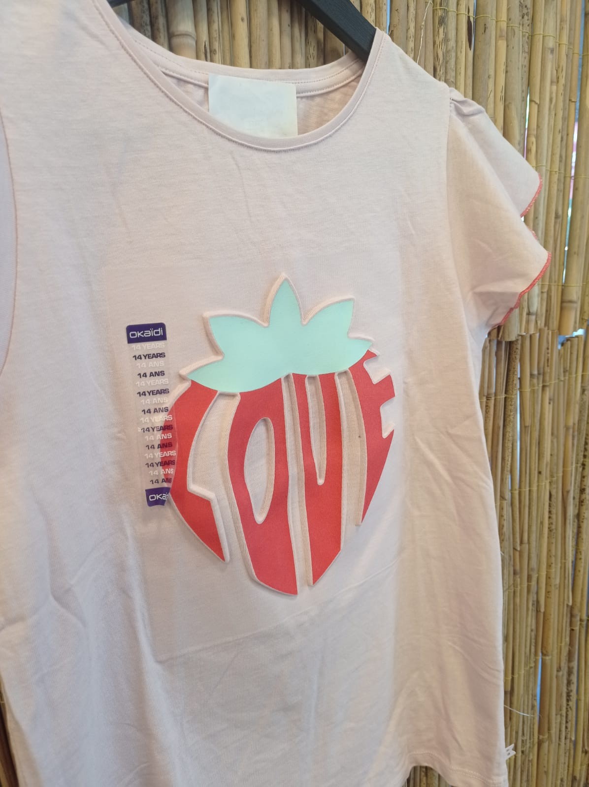 Çilek Love Desenli Tişört