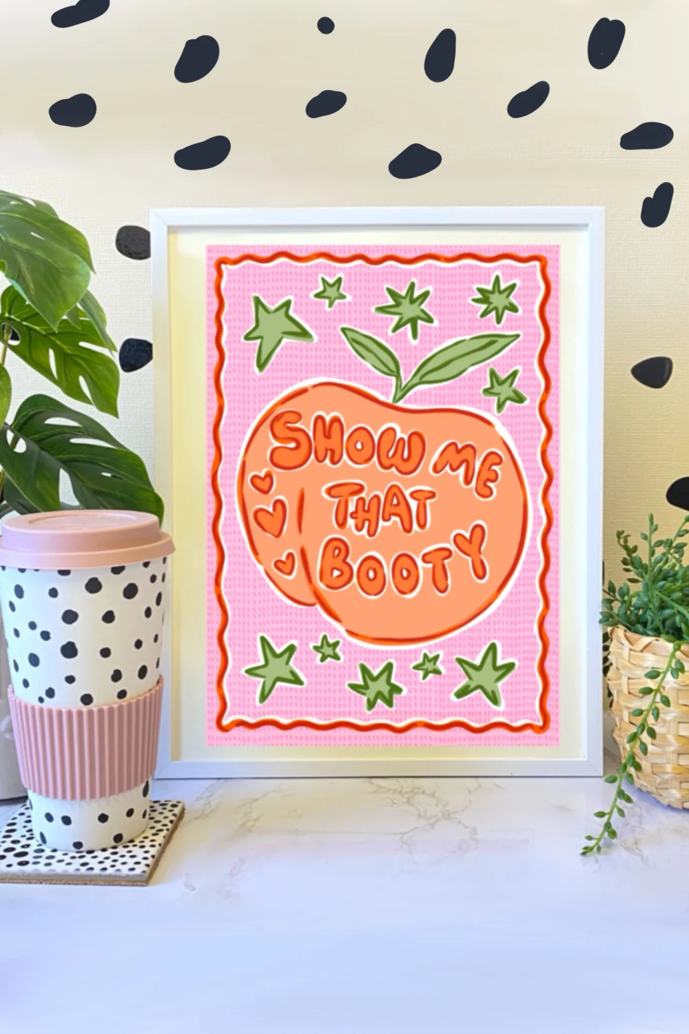 'BOOTY'' Çerçeveli Tablo