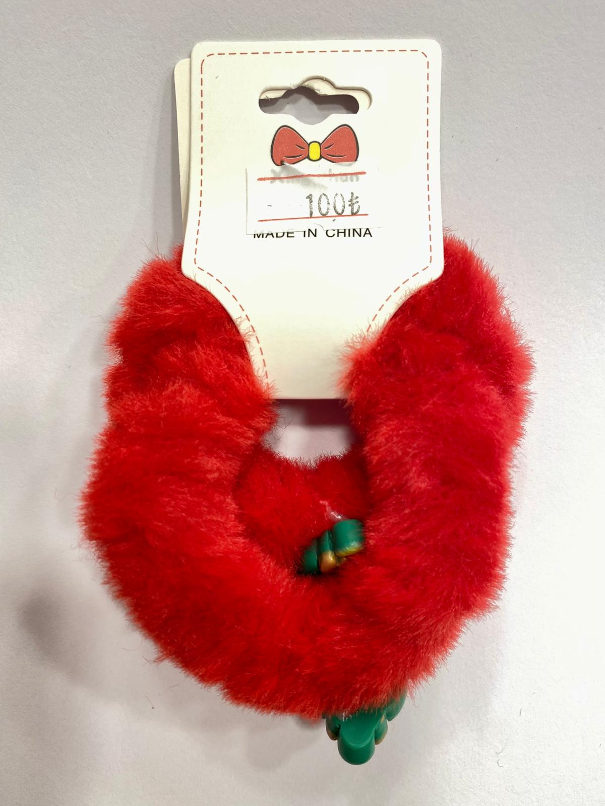 Yılbaşı Figürlü Peluş Simit Toka 2li