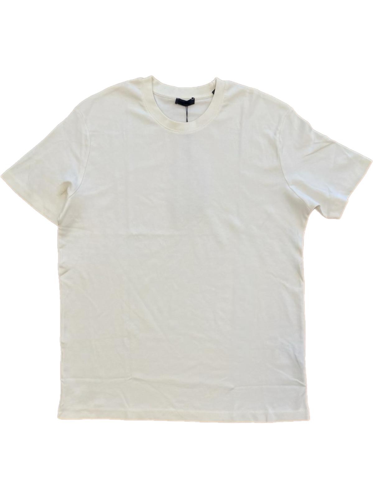 Gramajlı Basic Erkek T-Shirt Ekru