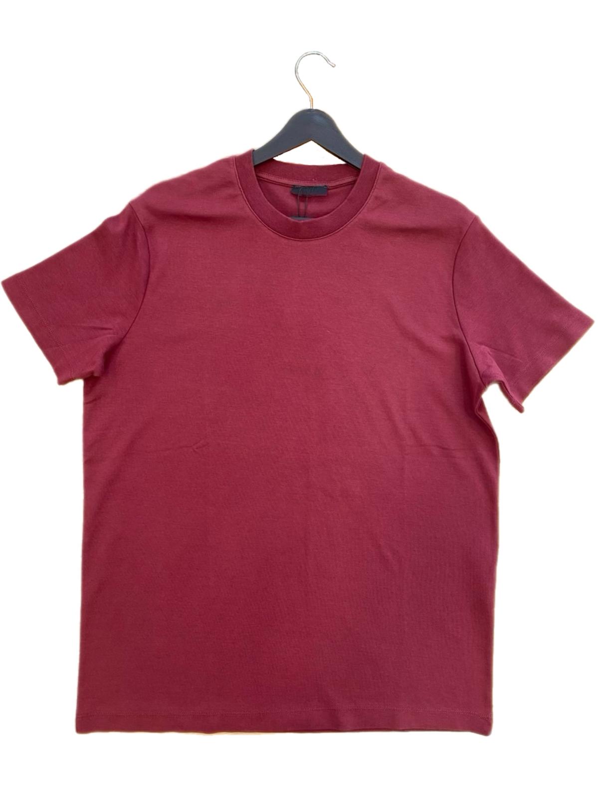 Gramajlı Basic Erkek T-Shirt Bordo