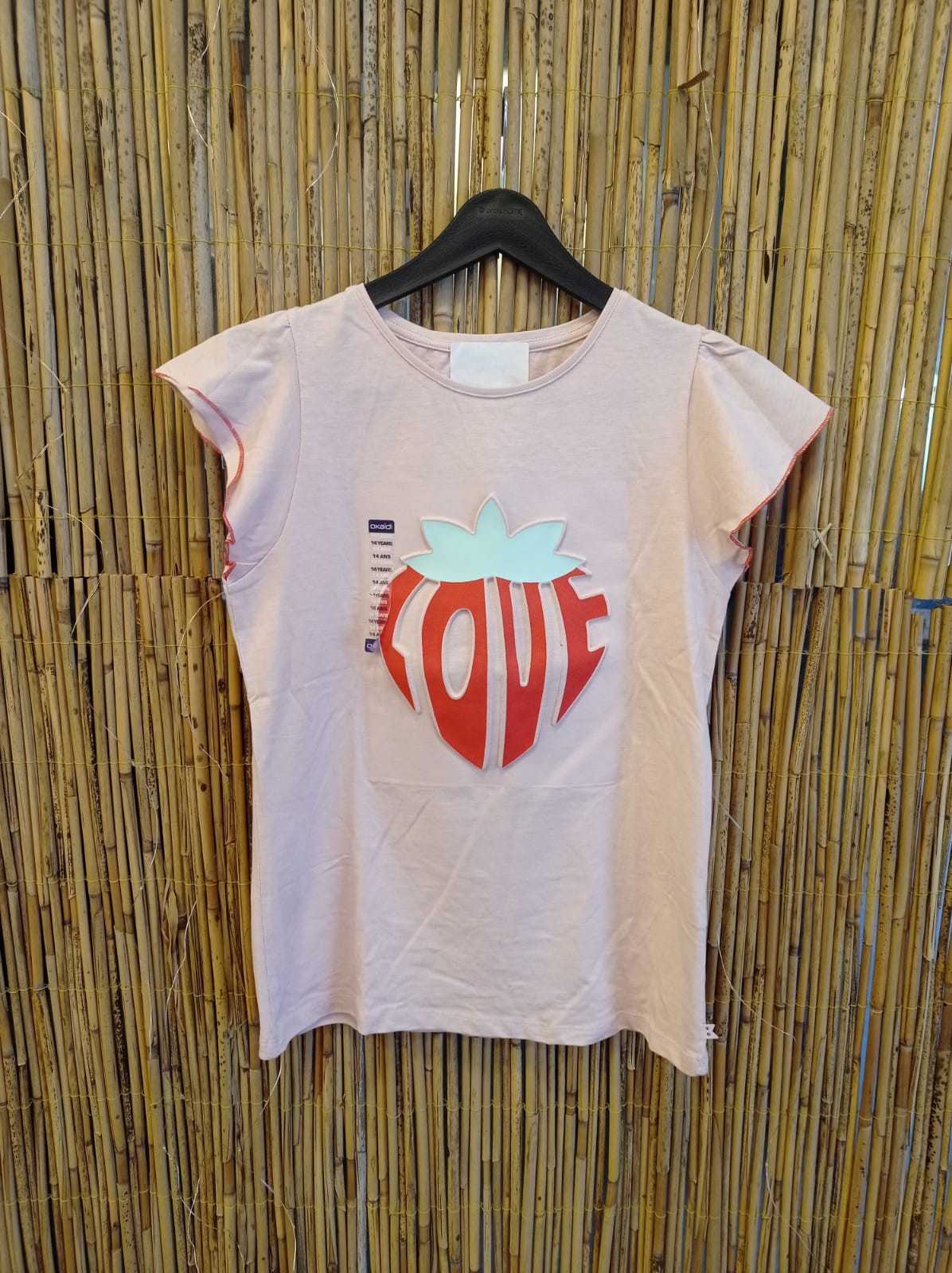 Çilek Love Desenli Tişört