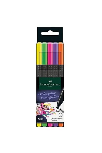 FABER FINEPEN GRIP 2022 PASTEL 5LI