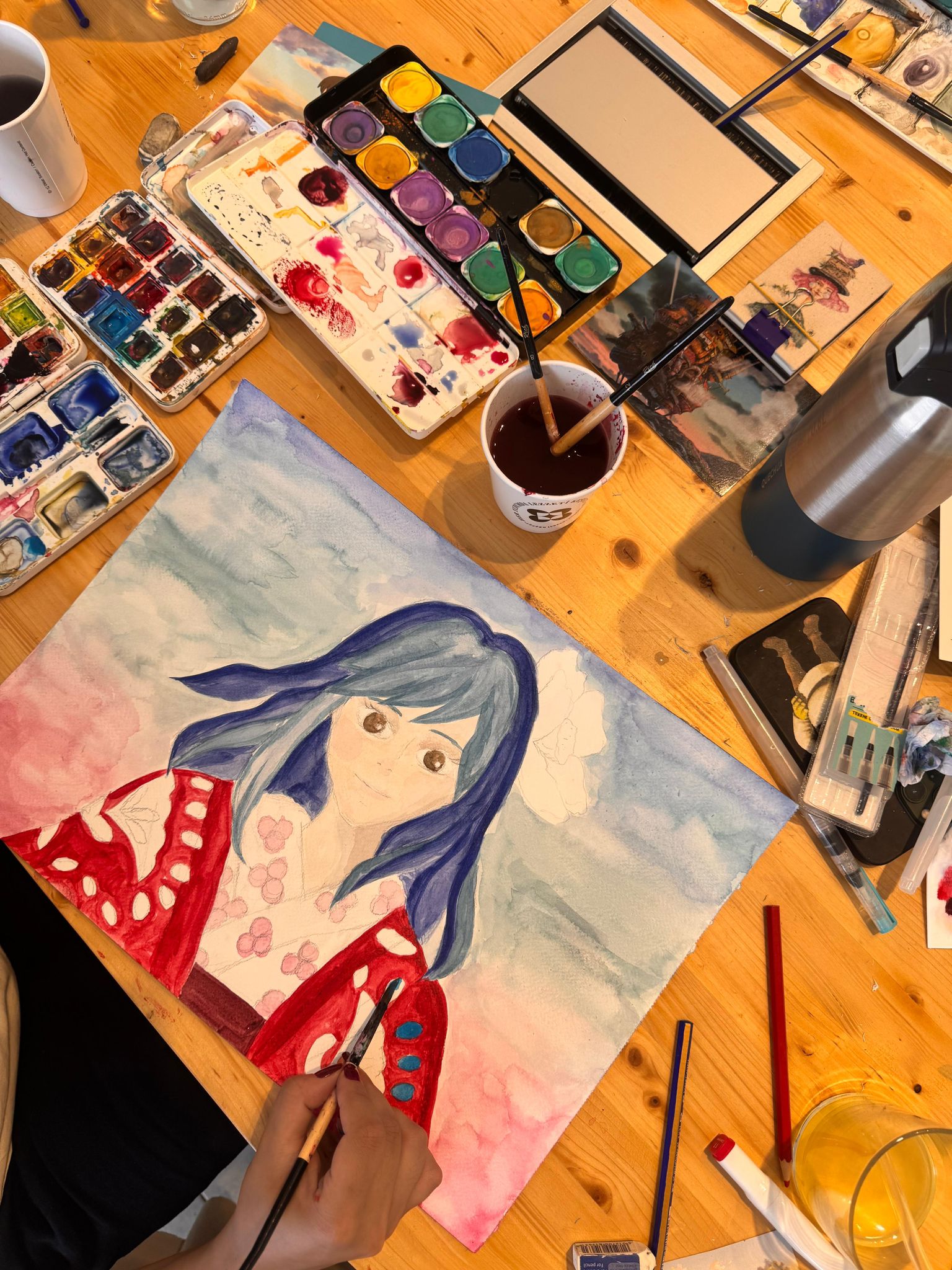 22 Kasım 2025 - Miyazaki'den İlhamla Üllustrasyon Atölyesi